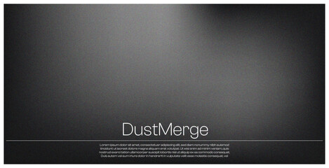 The image presents a sleek, minimalist design dominated by a dark, almost black background with a subtle gradient that adds depth and a modern touch.