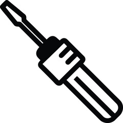 Screwdriver Outline: Tool Icon

