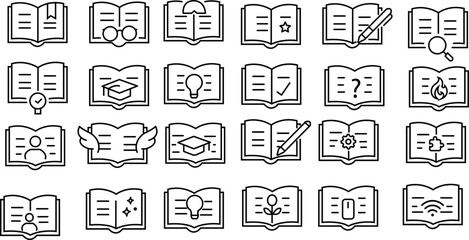 Books Icons, Book Icon Set, Books icon