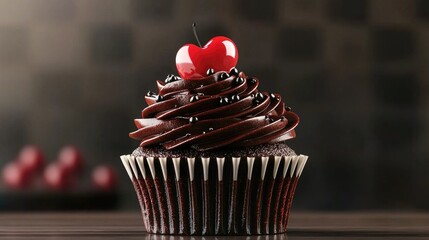 realistic advertising perfect cupcake, premium material studio backgroundwith high-resolution, hyper-realistic product photography