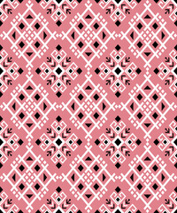 Vintage thai-laos silk fabric pattern-seamless Asian textile design  Elegant Thai-Laos inspired silk fabric pattern with intricate traditional motifs.