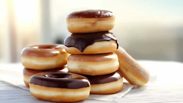 Sugary bliss: donut flavor, golden bake, sweet bite, fluffy ring, glaze topping, pastry charm, dessert joy, morning treat, soft crust, crumbed round, oven scent, warm snack, frosted swirl.