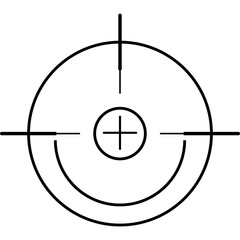 Gun Crosshair Icon