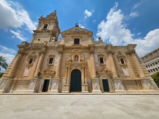 Obraz premium Ragusa Cathedral baroque church dome