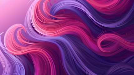 Abstract Purple and Pink Hair Gradient