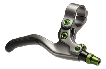 Ergonomic brake lever with textured surface for downhill mountain bikes