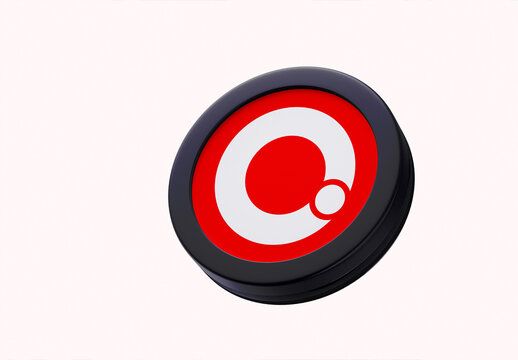 3D App Icon Logo Mockup