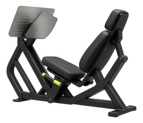 Multi-angle leg press machine with rotating footplate for varied leg positions