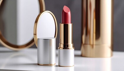 Open Matte Lipstick with Mini Mirror 
