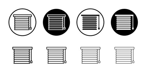 Blinds icon simple vector isolated symbol