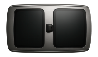 Full-length roof with dual sunroof panels and integrated rain sensor