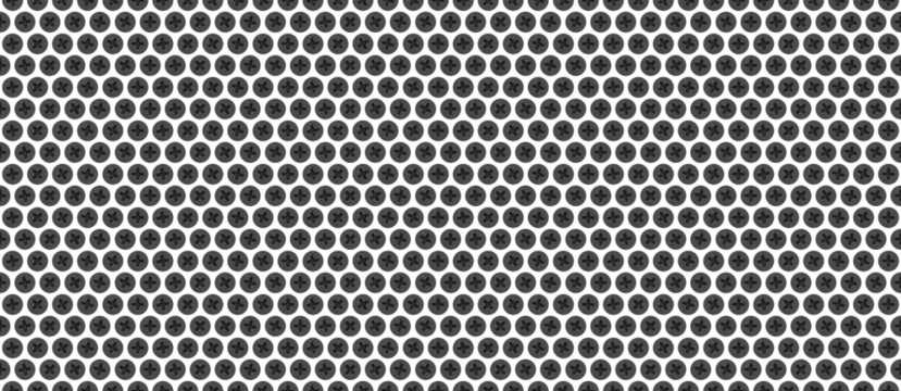 screw head pattern for background or overlay