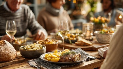 At informal meals, casual etiquette means using basic table manners, like chewing quietly and polite conversation, to keep things pleasant and stress-free.
