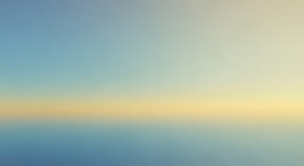 Obraz premium Serene Sky Gradient A Smooth Blend of Blue and Yellow, Ideal for Calm Backgrounds