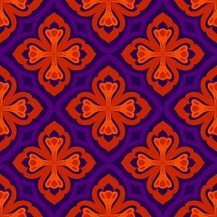 seamless floral pattern ,flower ,purple background ,red ,pattern ,textile