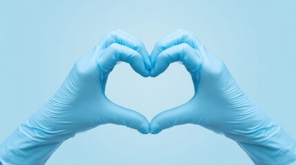 Fototapeta premium The Hands Forming a Heart Shape as a Symbol of Care and Compassion.