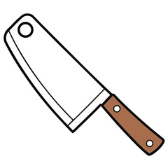 Chefs Kitchen Meat Cleaver Knife