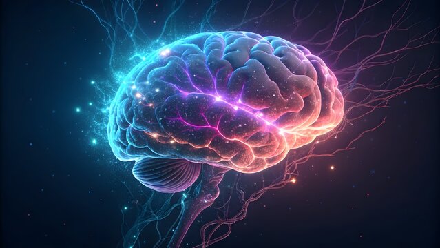 Artificial Intelligence and Neural Networks Concept &ndash; Digital Brain Connectivity and Future Technology