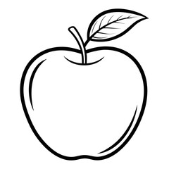 apple with leaf