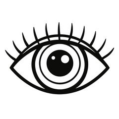 eye icon vector illustration