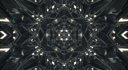 limitless reflective mirror background
