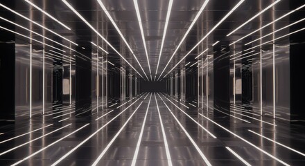 limitless reflective mirror background