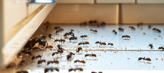 Insect Infestation in Household Kitchen Serious Problem in Food Storage and Garbage Areas
