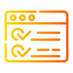 Obraz premium checklist