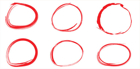circle,red,brush modern flat vector for artistic stroke design vector graphic for creative project