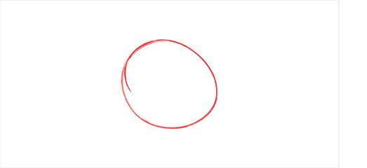 circle,red,draw modern flat vector for hand drawn shape design vector graphic for sketch theme