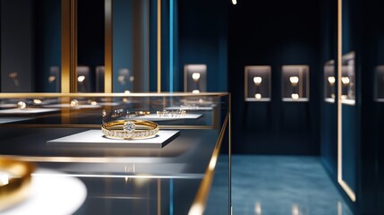 Gleaming allure: A symphony of gold, diamonds, and refined elegance