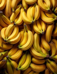Piles of bananas fill the screen with varying shapes 04
