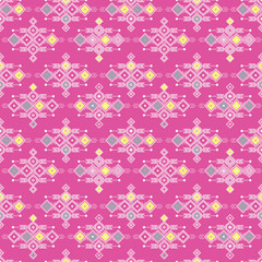 Classic Flower Pattern for Digital Textile Printing