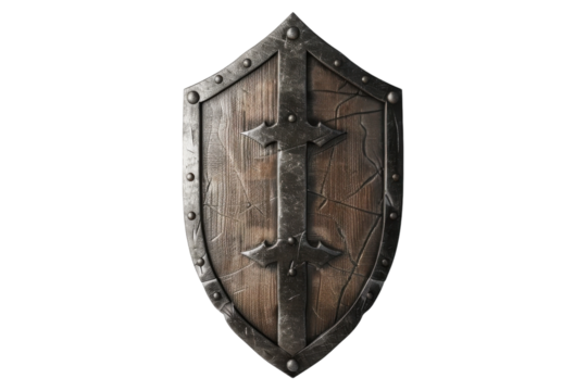 Shield Vector Isolated on White or Transparent Background PNG