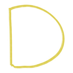 Hand drawing doodle abjad font unique ugly