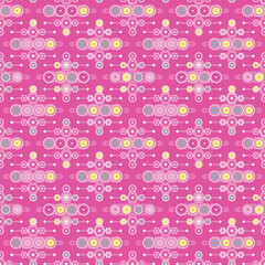 Classic Flower Pattern for Digital Textile Printing