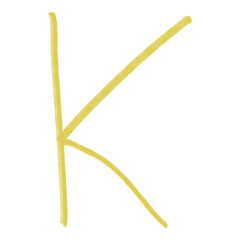 Hand drawing doodle abjad font unique ugly