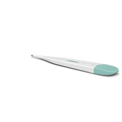 Digital Thermometer, Accurate Temperature Measurement  , 3d render, transparent background, PNG