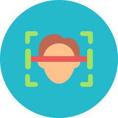 Face scanner Icon