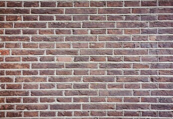 Red brick wall with large copy space
