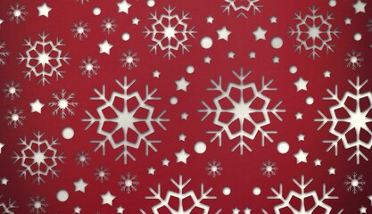 Snowflake wallpaper pattern