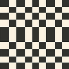 Fototapeta premium Checkered pattern floor, square tiles, black and white, background for design, graphic element