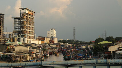 seaside industrial plant