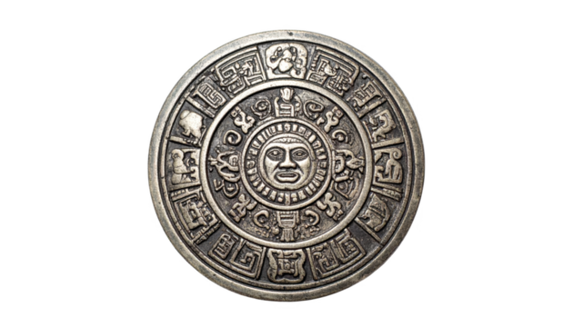 Ancient decorative metal disc