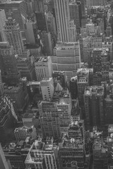 High angle view of modern buildings