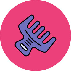 Obraz premium Hair clip Icon