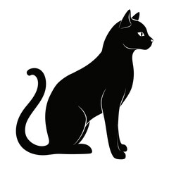 black cat silhouette