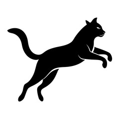 black cat silhouette