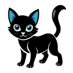 black and white cats