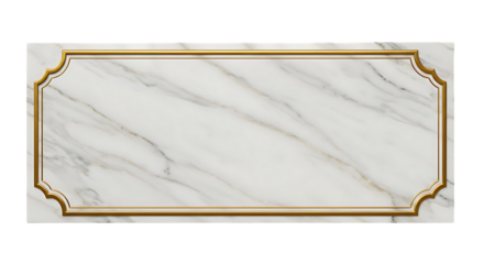 Elegant frame boasts a marbled texture with a gold border, suitable for diverse design projects and creative presentations.